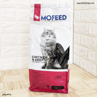 غذای خشک گربه بالغ مفید طعم گوشت و مرغ Mofeed adult cat indoor with beef & chicken وزن ۲ کیلوگرم
